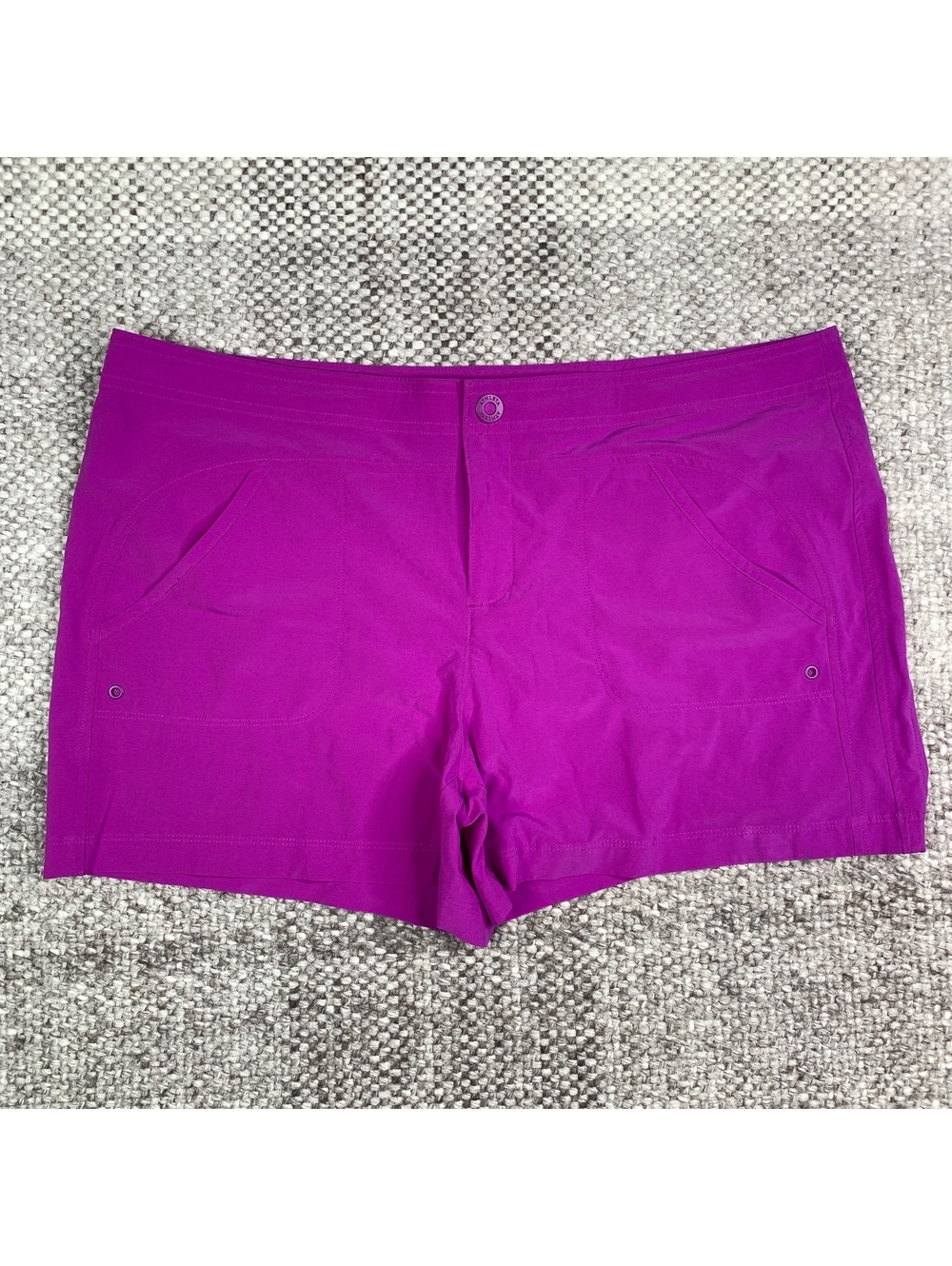 Athleta Women’s Hiking Trail Shorts Size 16 Purple Outdoor Active Hiking 2016
